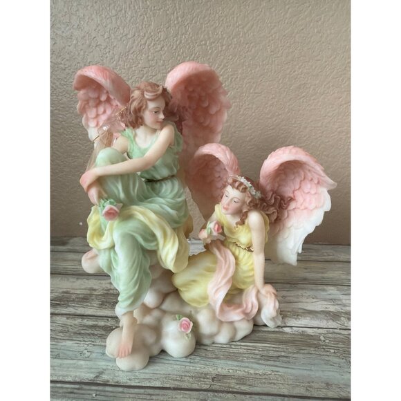 Seraphim Classics 1998 Sisters Heart and Soul Angel Figurine NEW in Box w/COA - Picture 4 of 16